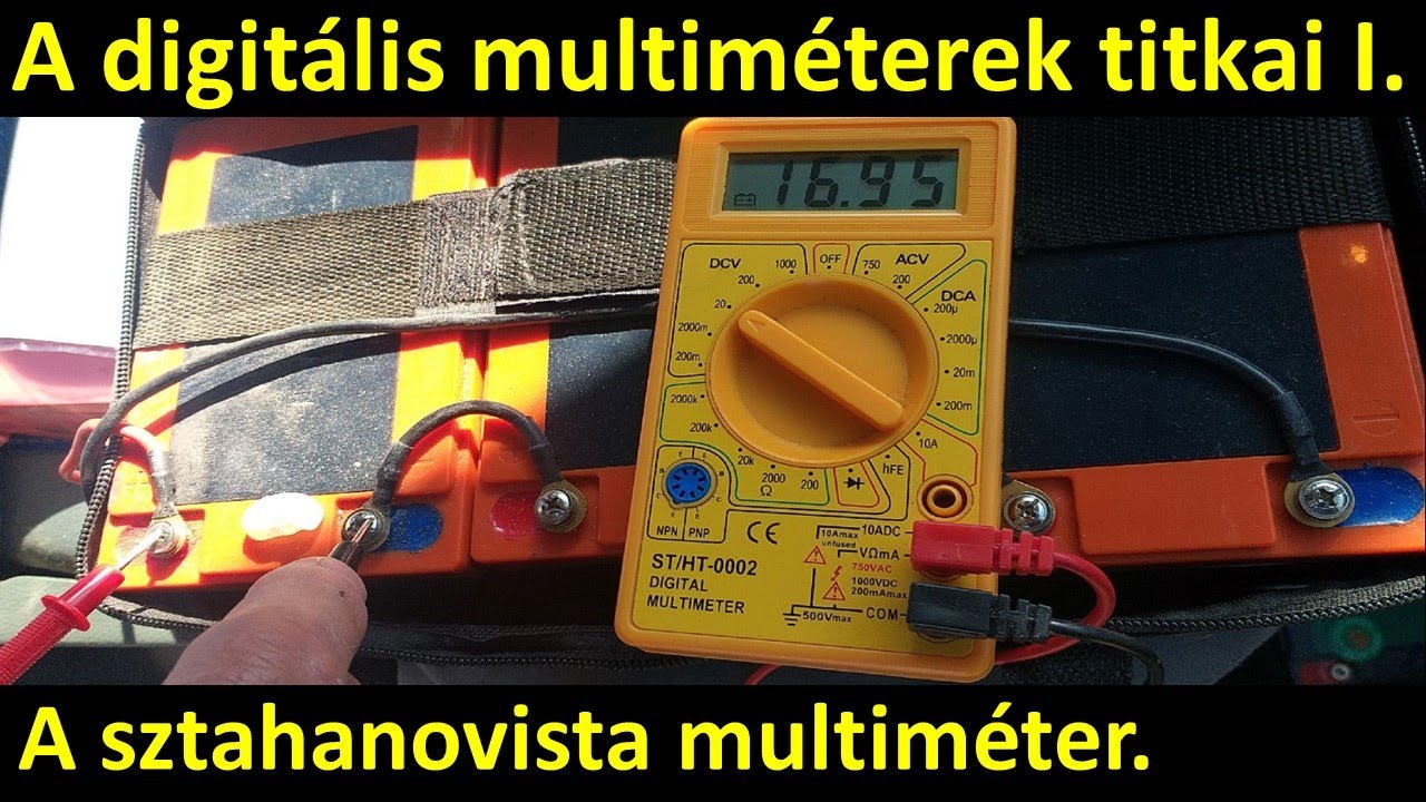 A digitális multiméterek titkai I. A sztahanovista multiméter avagy miért mutat többet a multiméter?