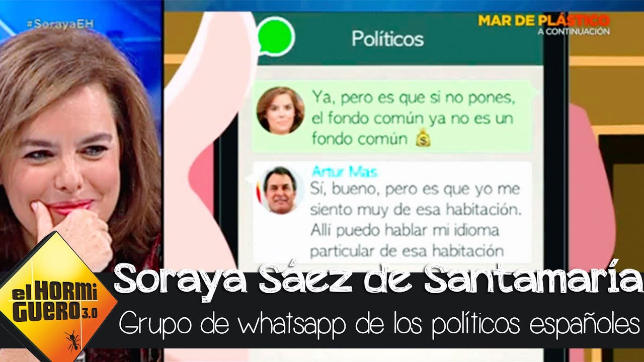 El grupo de Whatsapp de los políticos españoles - El Hormiguero 3.0