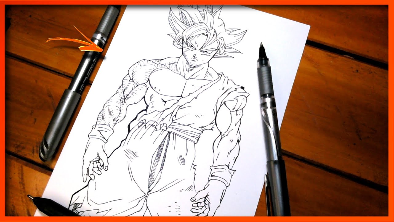 Veja, Como desenhar o GOKU ULTRA INSTINTO