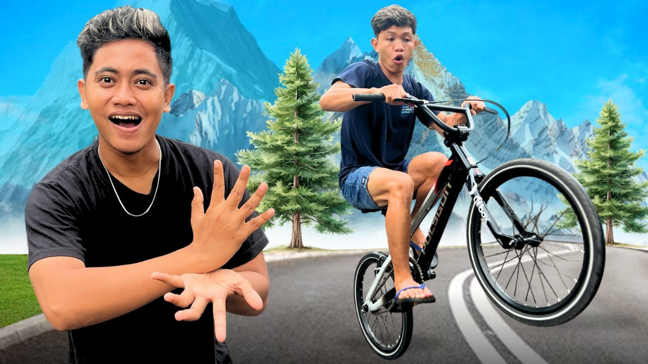 CHALLENGE SERU ADU ANGKAT SEPEDA ONTHEL//Haymin Vlog