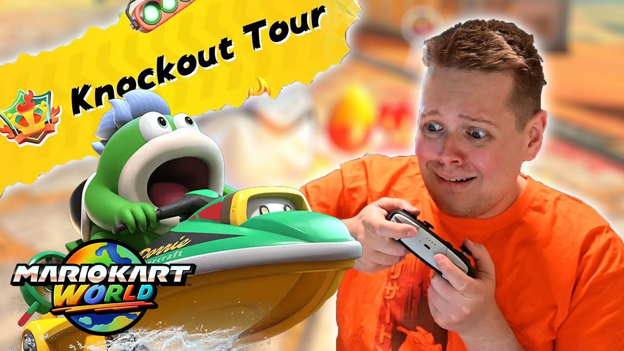 SISTE PLASS I KNOCKOUT TOUR | Mario Kart World (Norsk)