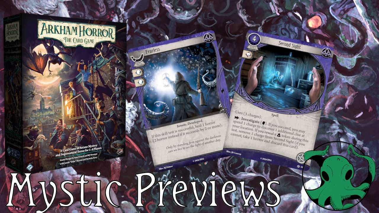 Arkham Chapter 2 Core Set Mystic Previews