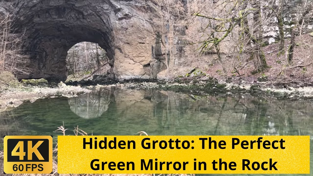 Hidden Grotto: The Perfect Green Mirror in the Rock
