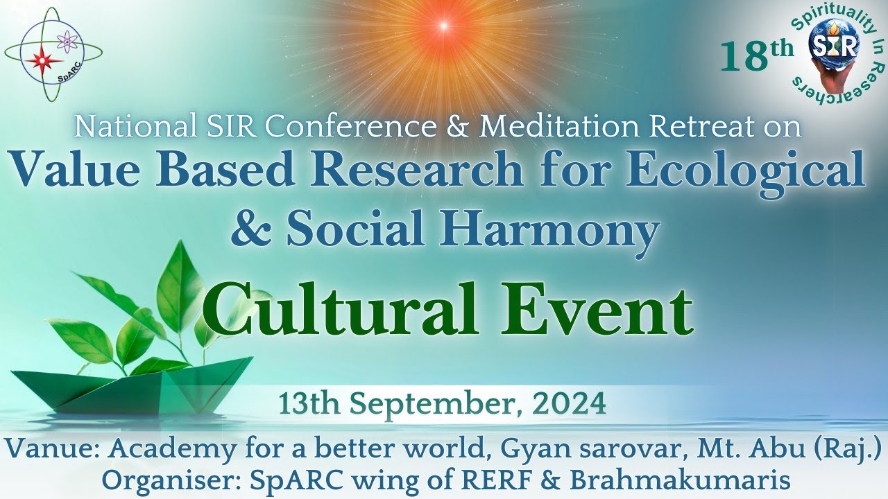 Cultural Programme I SpARC  Wing I Gyan Sarovar I Mount Abu I Raj I 13th Sep 2024
