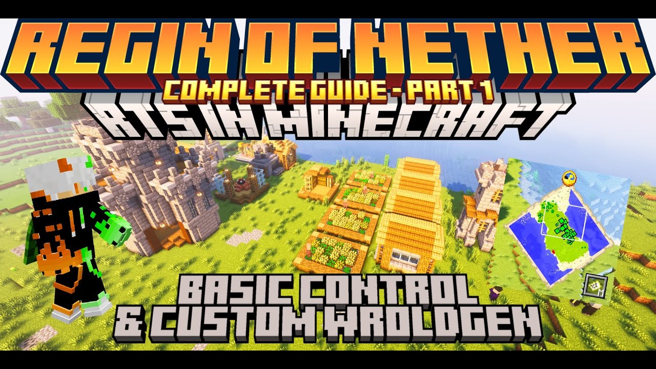 Regin of Nether RTS - Complete Mod Guide Part 1 - Basic Control & Custom Worldgen