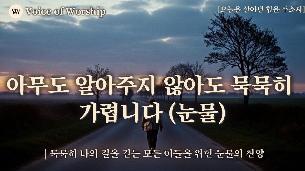 🎵 누가 알아주지 않아도 괜찮습니다