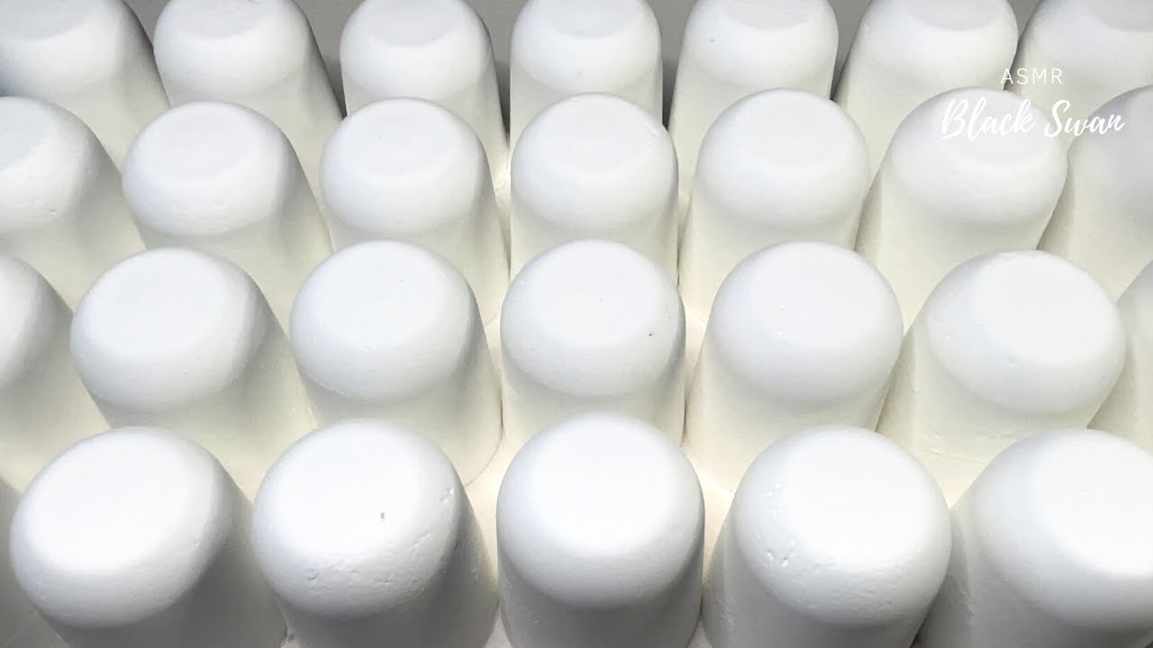 ✨Crunchy ASMR Baking Soda Cylinders | Stress Relief | Satisfying