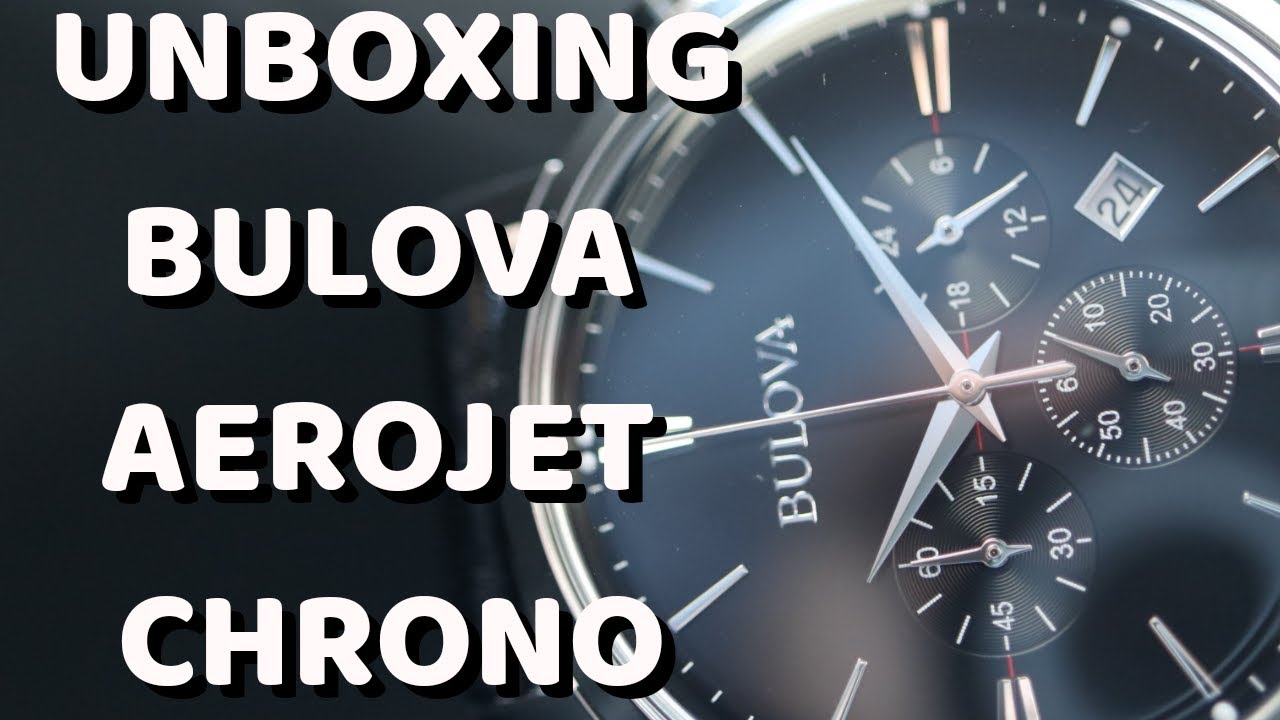 Unboxing reloj Bulova Aerojet Chrono - en español
