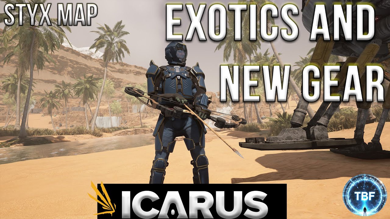Epic New Gear from the space station!  Icarus | Styx Map Open World | E22