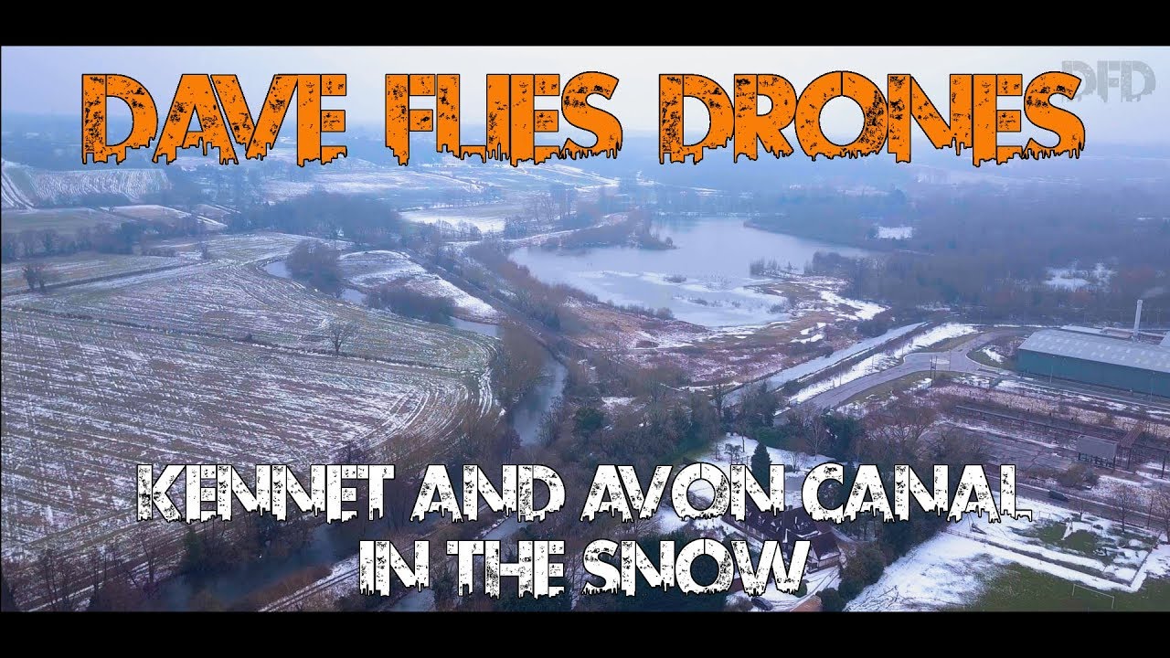 Dave Flies Drones #004 Kennet & Avon Canal After Storm Emma, Padworth, Berkshire