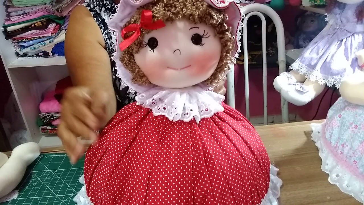 Boneca de pano cobre bolo, vamos aprender pra vender?