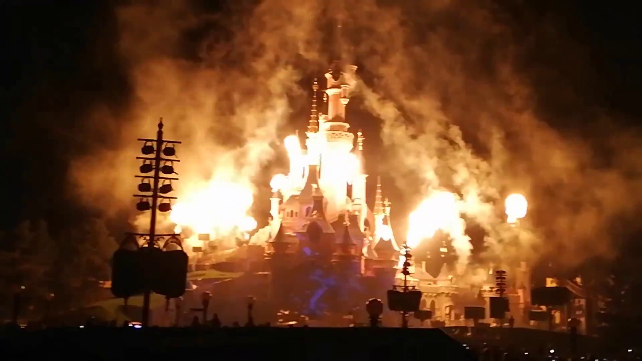 Disney Light/firework show August 2018