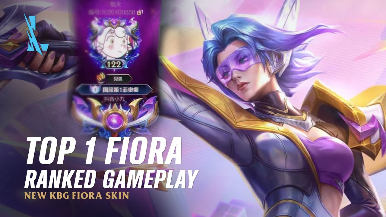 Wild Rift FIORA - KBG Fiora Mythic Chroma S14 Ranked Gameplay + Build