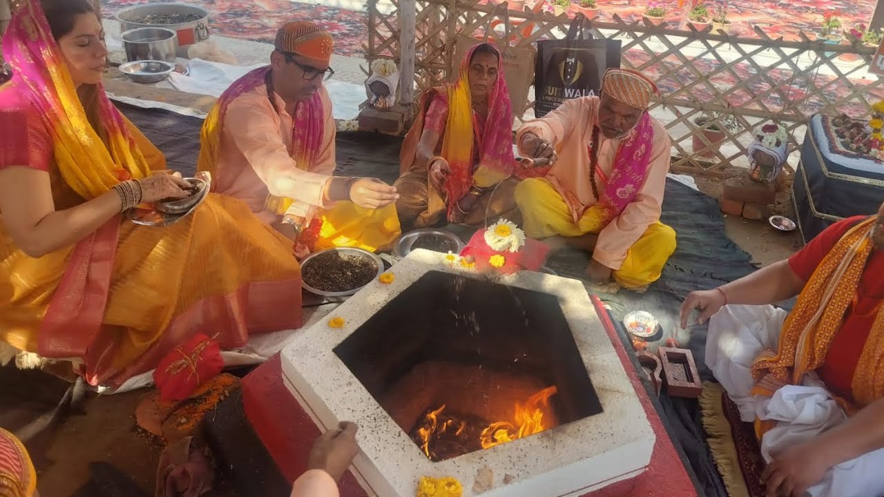 Jaypur Bishnu yagya | Syamsundar parashar ji | purusukta path