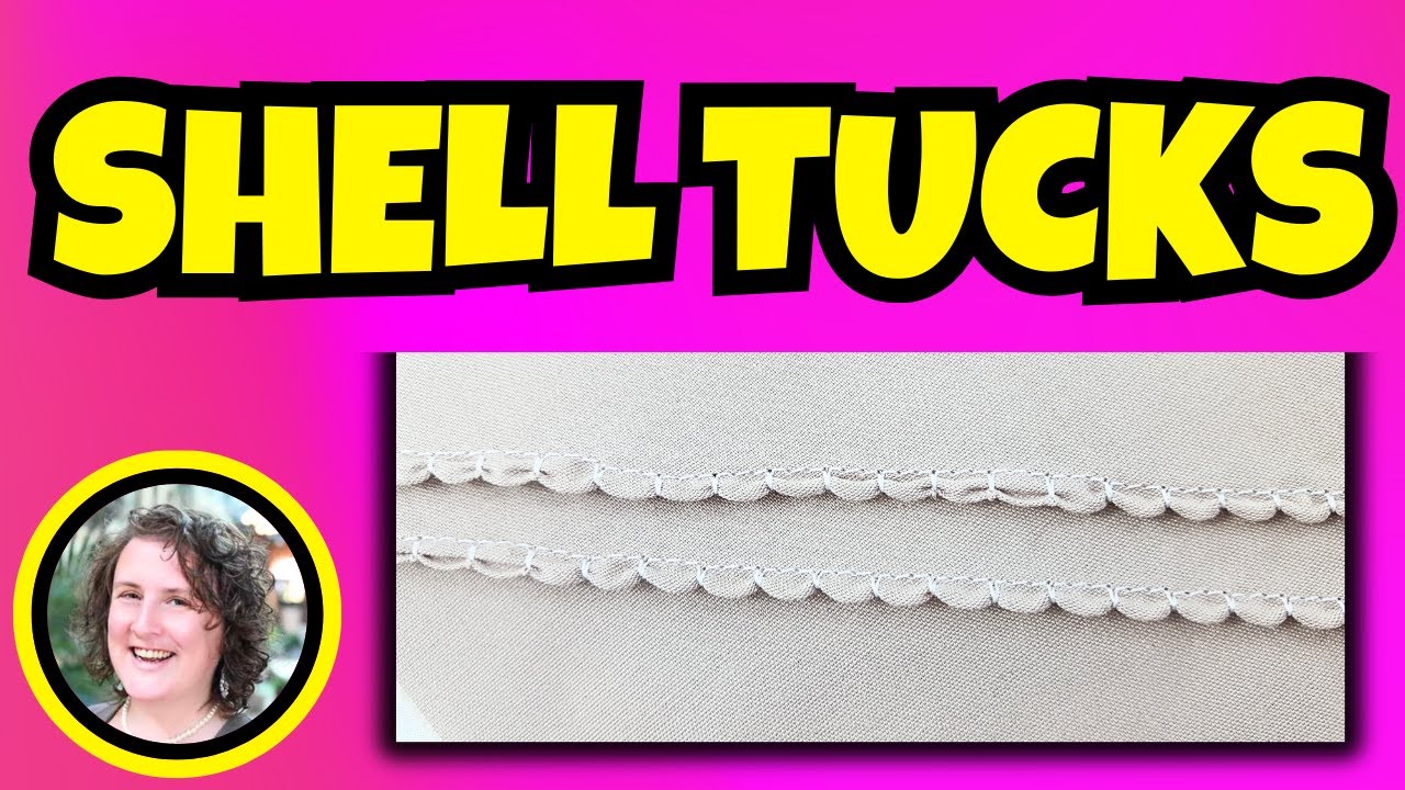 How to Sew a Shell Tuck Stitch | Beginner Sewing Machine Tutorial with Faodail Creation