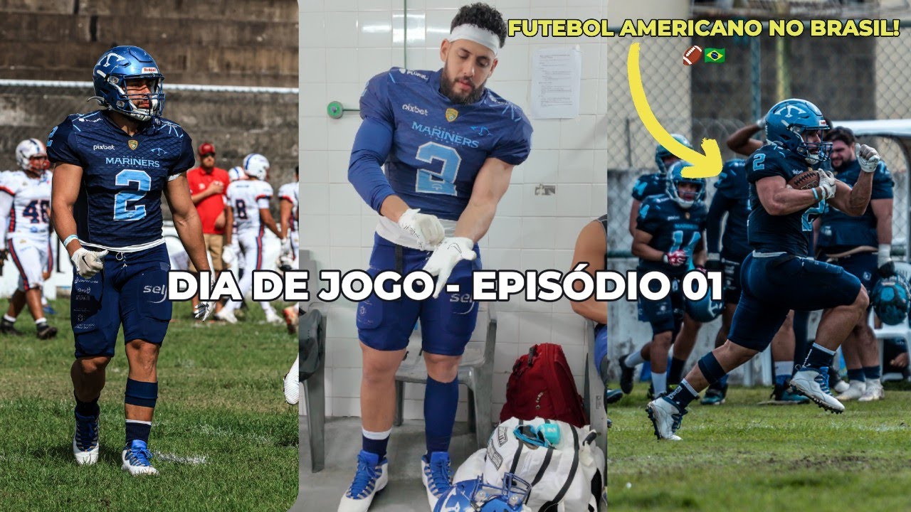 FUTEBOL AMERICANO ALÉM DA NFL - Como é jogar no BRASIL? 🇧🇷🏈