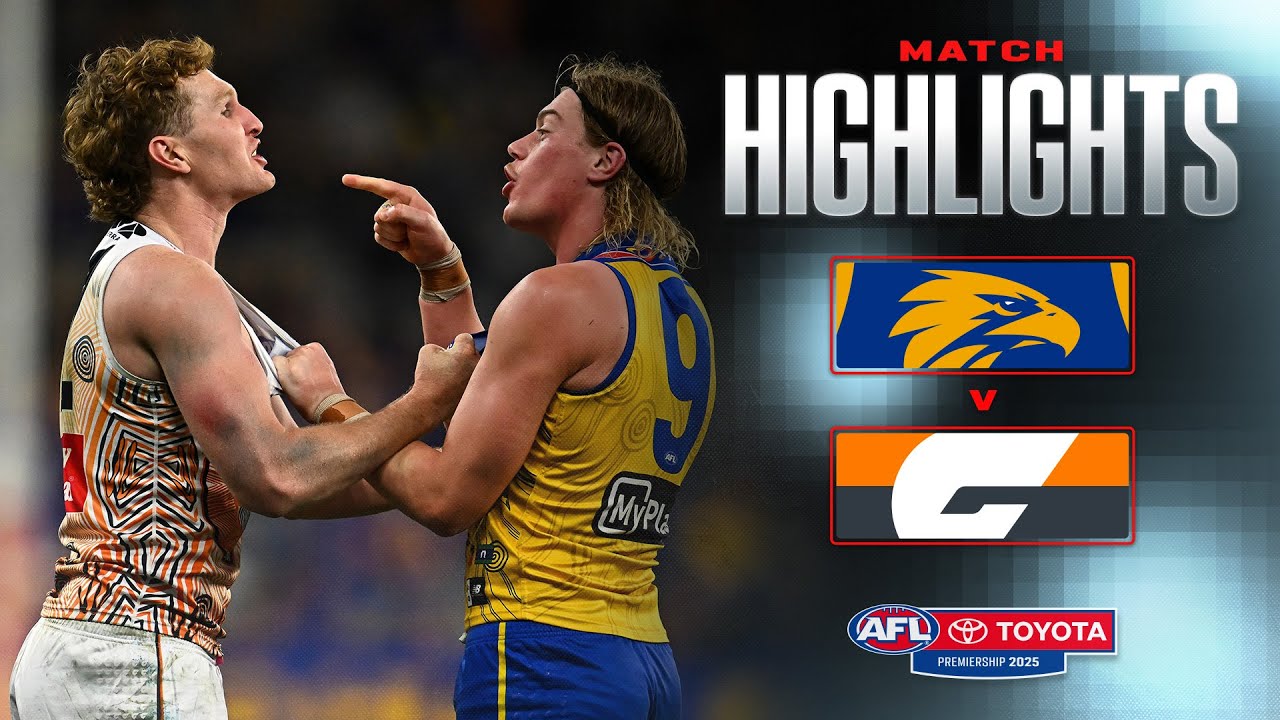 West Coast v GWS Giants Highlights | Round 17, 2025 | AFL