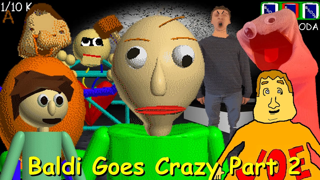 Секретное убежище (Baldi Goes Crazy Часть 2) — мод Baldi's Basics