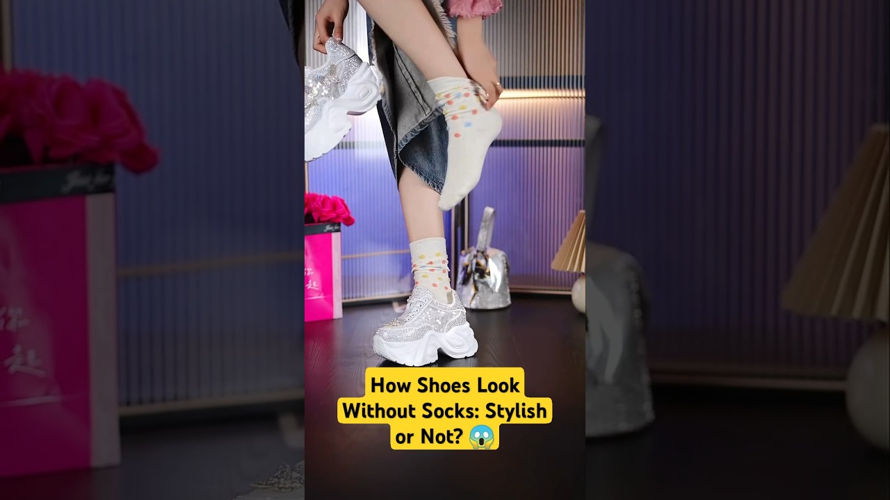 How Shoes Look Without Socks: Stylish or Not? #sheshoe #girlsshoes #ladiesshoes #newshoes #shorts