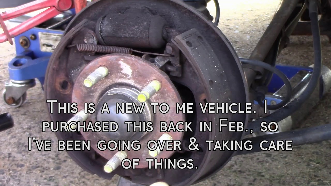 '00 Mercury Sable Drum Brake Job Part 1