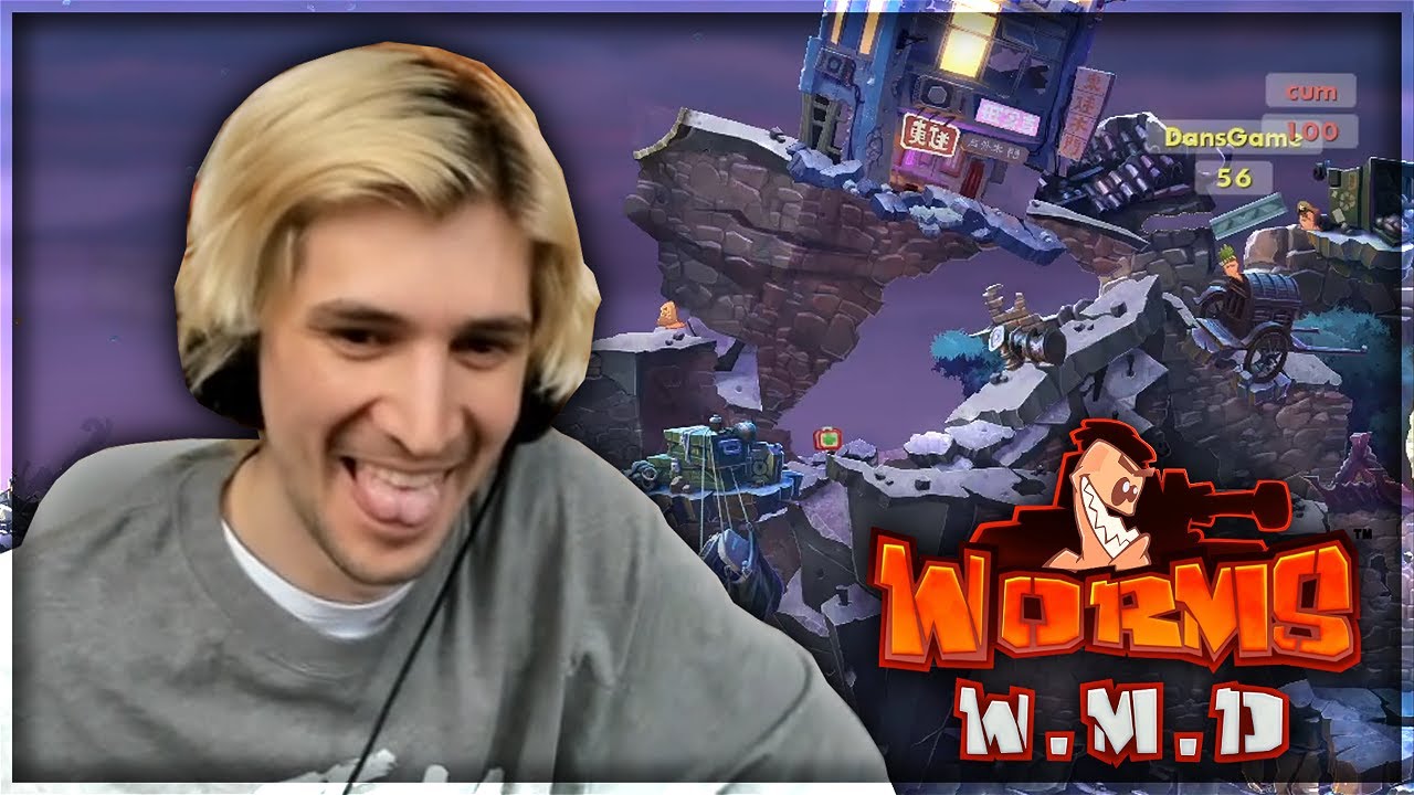 xQc plays Worms W.M.D with Dizzy, Poke and Gigi (with chat)