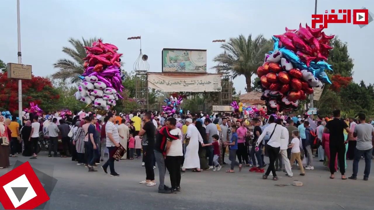 اتفرج | شعائر صلاة العيد من ساحة مسجد الحصري بأكتوبر