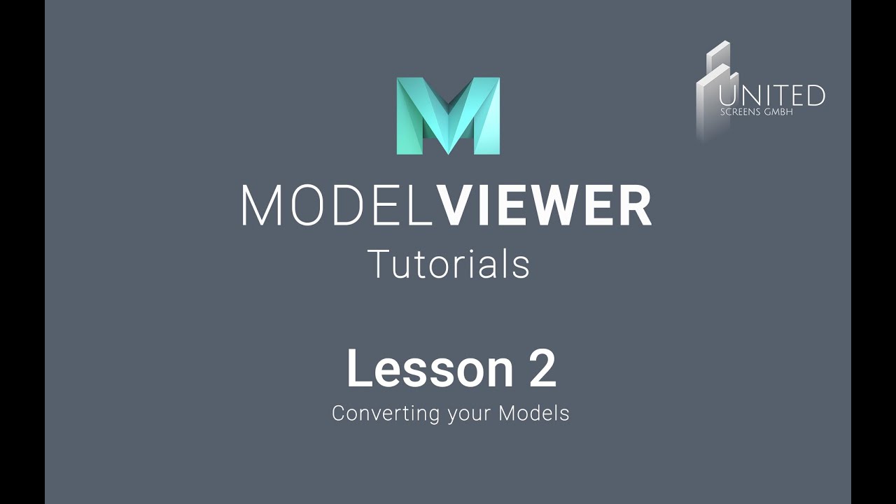 ModelViewer Tutorials - Lesson 2 - Converting your Models