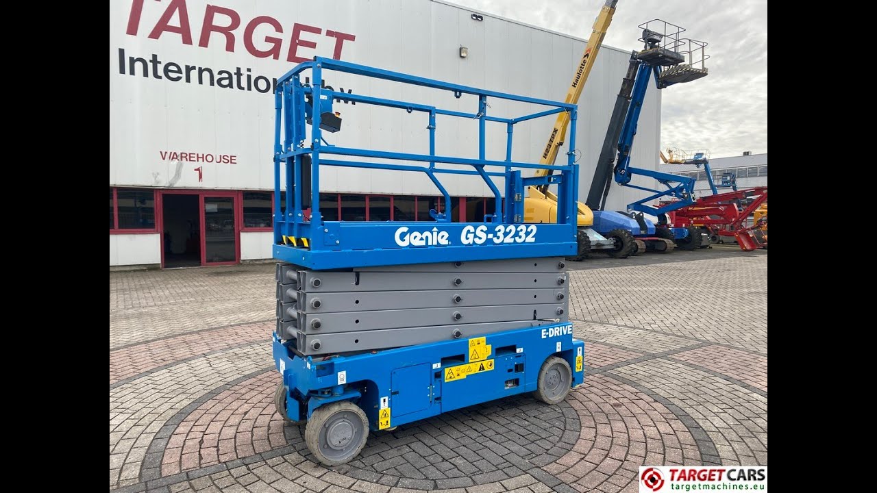 781890 GENIE GS-3232 ELECTRIC SCISSOR GS3232 E-DRIVE WORK LIFT 1175CM 2022 27HRS GS32D-11675