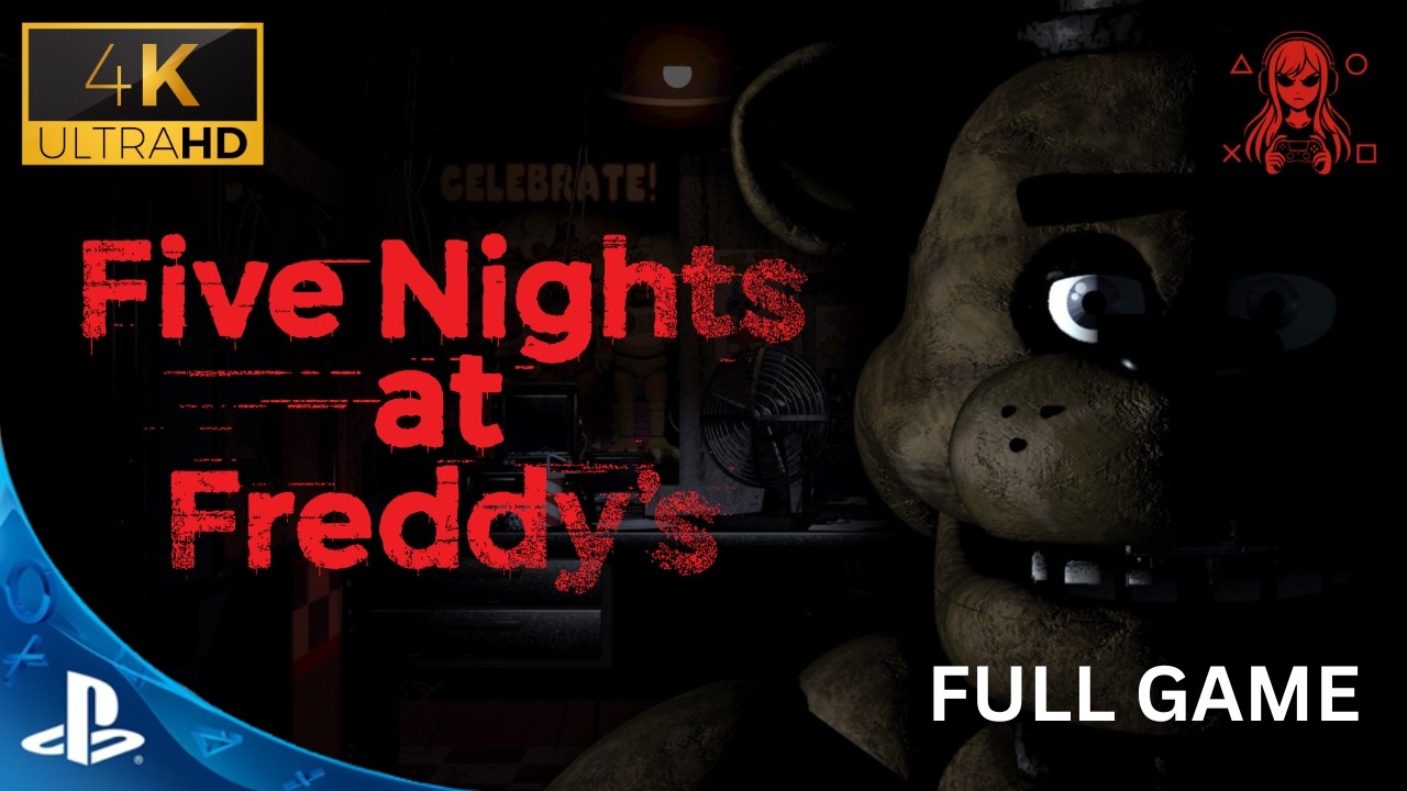 FNAF 1 | Full Game - No Death - No Commentary | PS5 4K UHD
