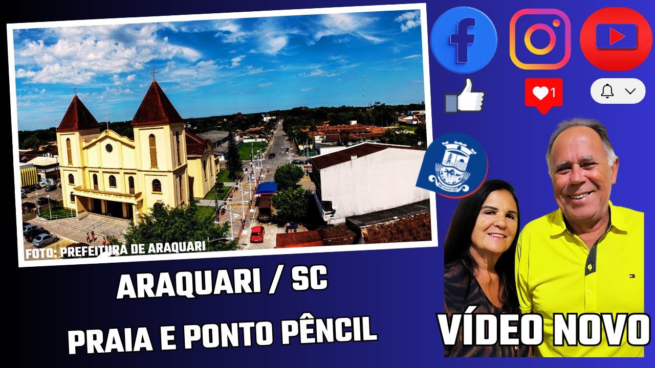 Araquari/SC - Vamos at&eacute; a Praia e a Ponte p&ecirc;ncil