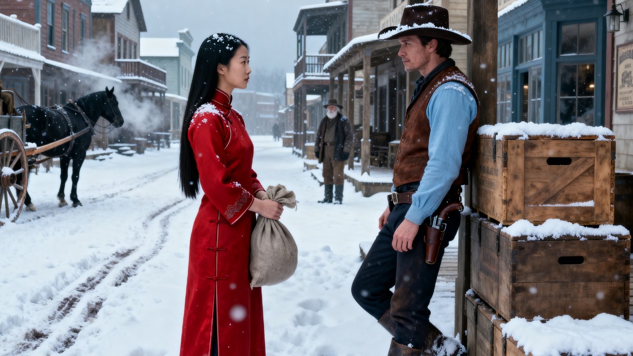 Every Mail-Order Bride Ran from the Scarred Gunslinger… Until the Chinese Virgin Refused to Leave