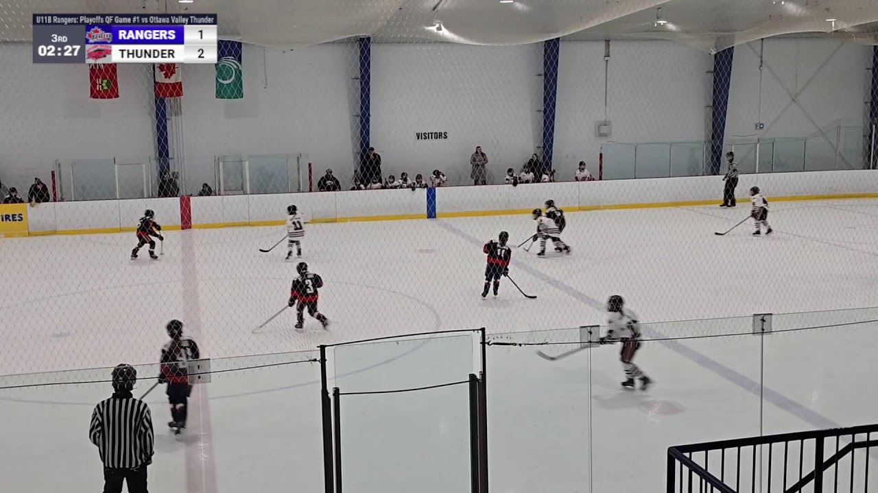 U11B Rangers: Playoff QF Game #1 vs Ottawa Valley Thunder