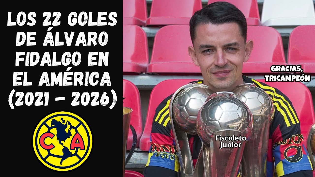 Los 22 GOLES de ÁLVARO FIDALGO en el AMÉRICA (2021 - 2026).
