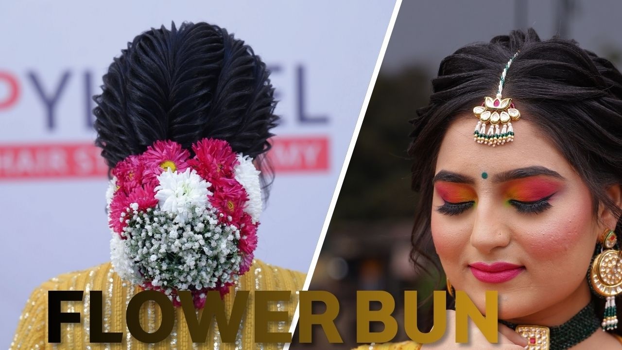 FLOWER BUN BY PYLPTEL HAIRSTYLIST