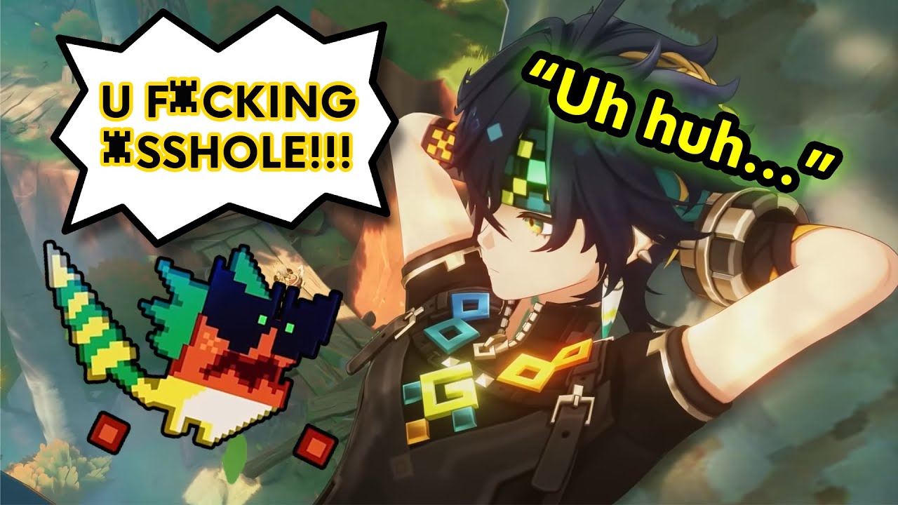Kinich and his 'PAIMON' TRASHTALKING make me LAUGHING MY *SS OFF | Kinich and Ajaw funny voicelines