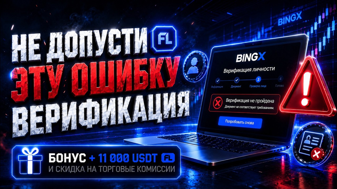 БИРЖА BINGX ВЕРИФИКАЦИЯ KYC | КАК ПРОЙТИ ПРОВЕРКУ ЛИЧНОСТИ БЫСТРО И БЕЗ ОТКАЗА | ОБЗОР ИНСТРУКЦИЯ