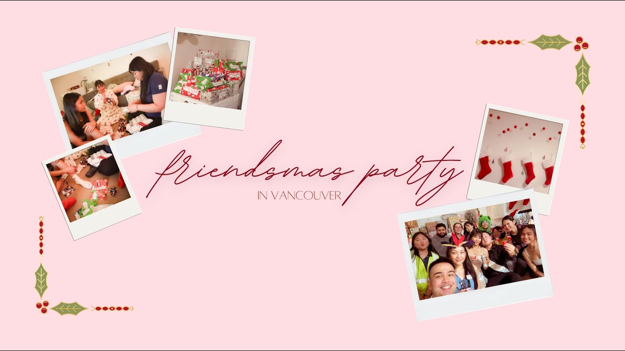 🎄 Our Filipino Friendsmas Party in Vancouver | Food, Games, Exchanging gifts 🌟