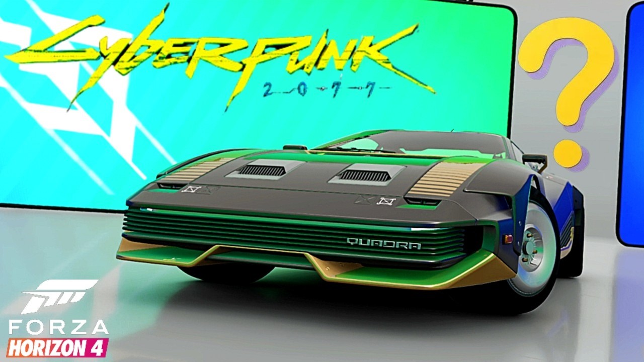 Cyberpunk Car In Forza Horizon 4?! - PC (tamil)