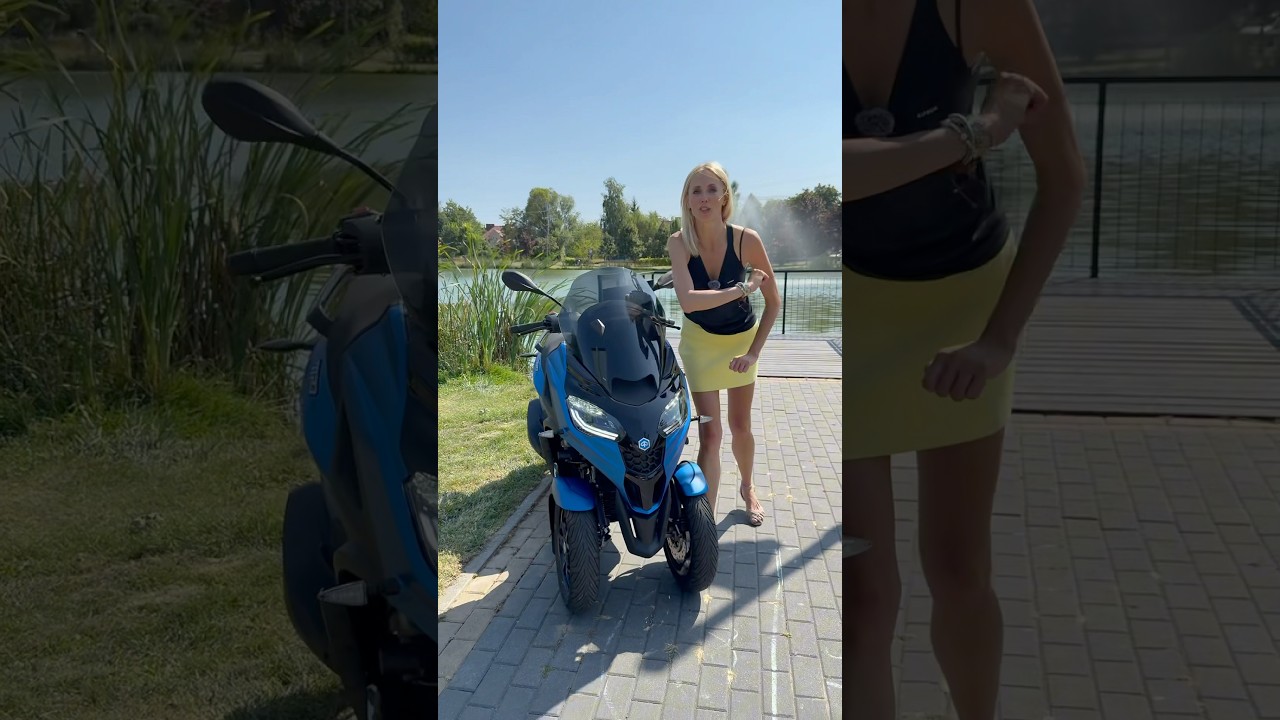 Piaggio MP3 najdziwniejszy i najszybszy skuter jakim jeździłam!