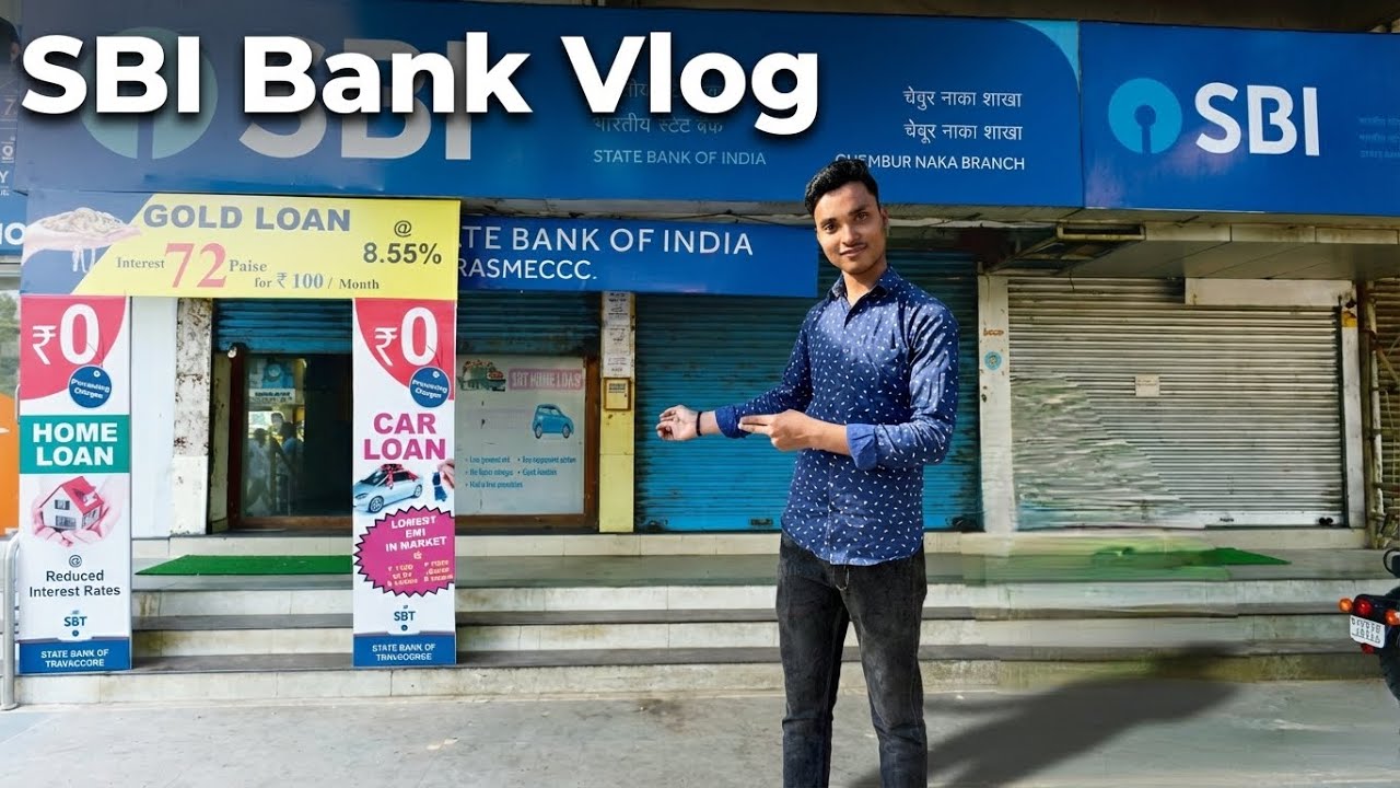 SBI Bank Vlog | My Visit to State Bank of India | Real Experience