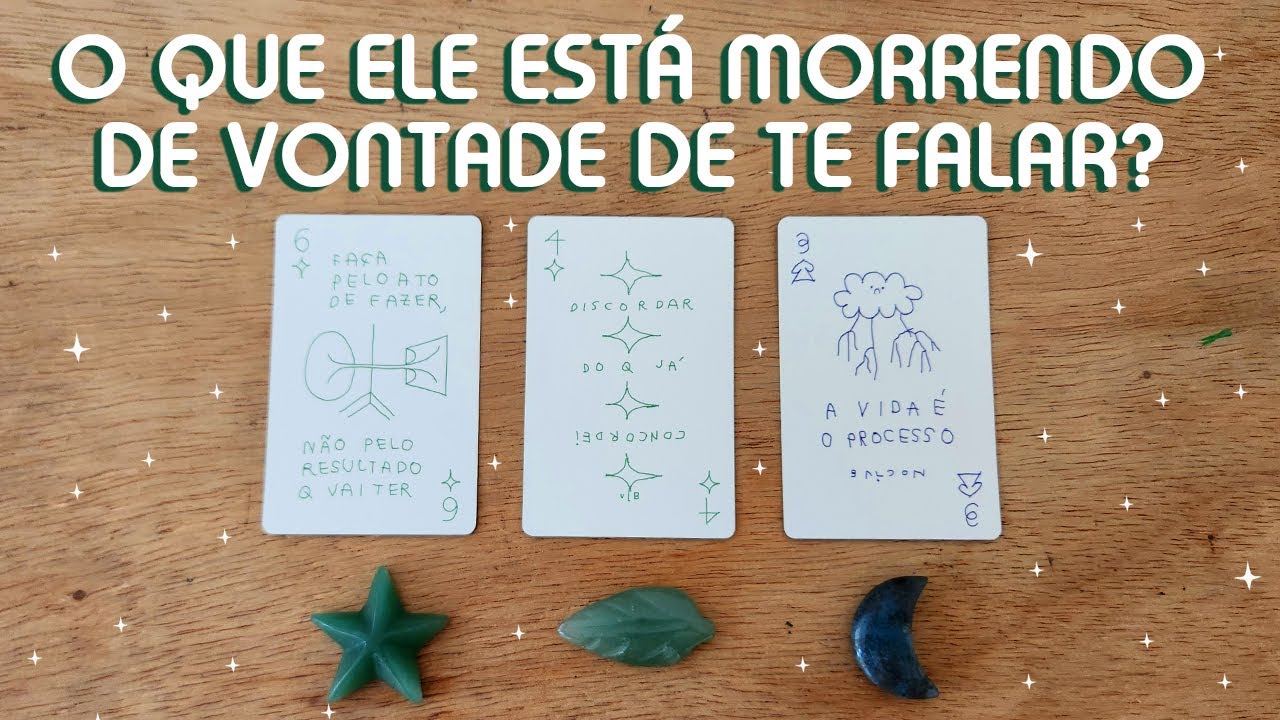 🤐 O QUE ELE ESTÁ MORRENDO DE VONTADE DE TE FALAR? 🤐