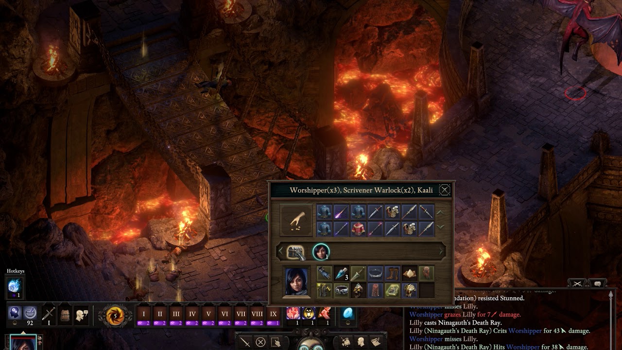 Pillars of Eternity 2 Deadfire PoTD Solo Wizard Evoker vs Nemnok