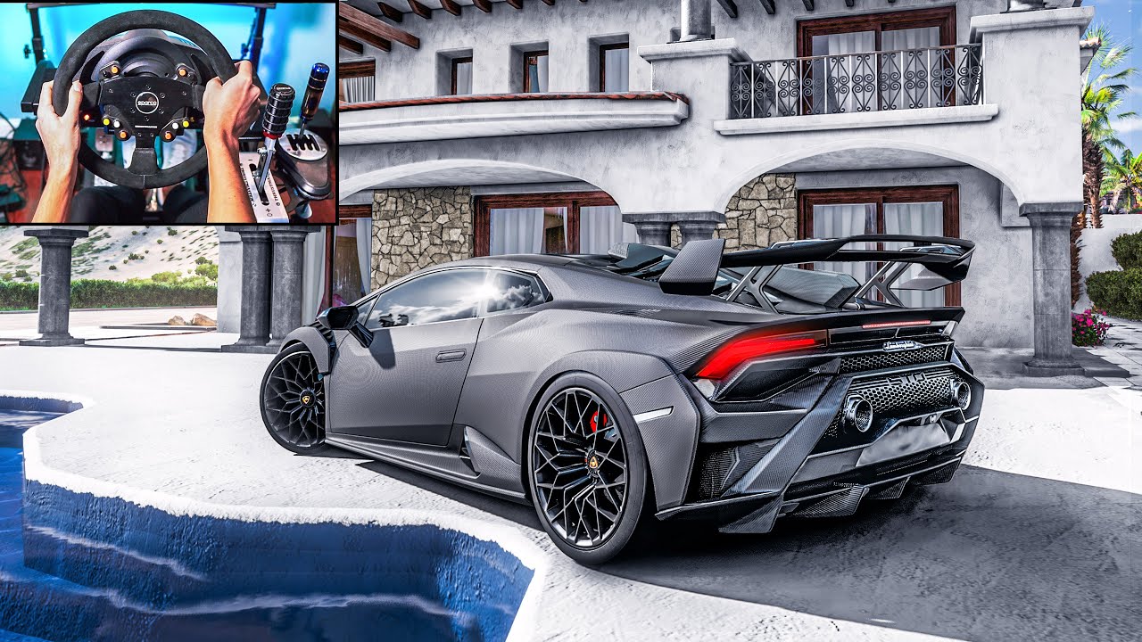1300HP Lamborghini Huracán STO - Forza Horizon 5 (Steering Wheel + Shifter) Gameplay
