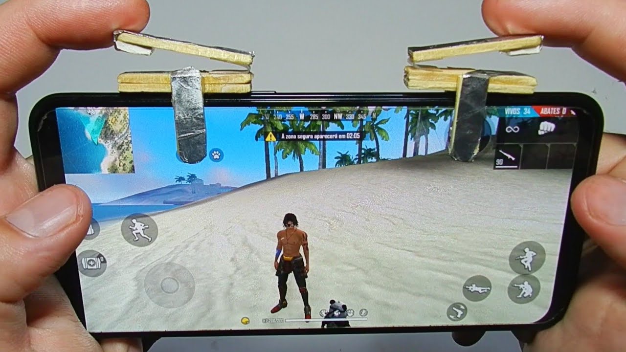 COMO FAZER L1/R1 PARA FREE FIRE EM CASA