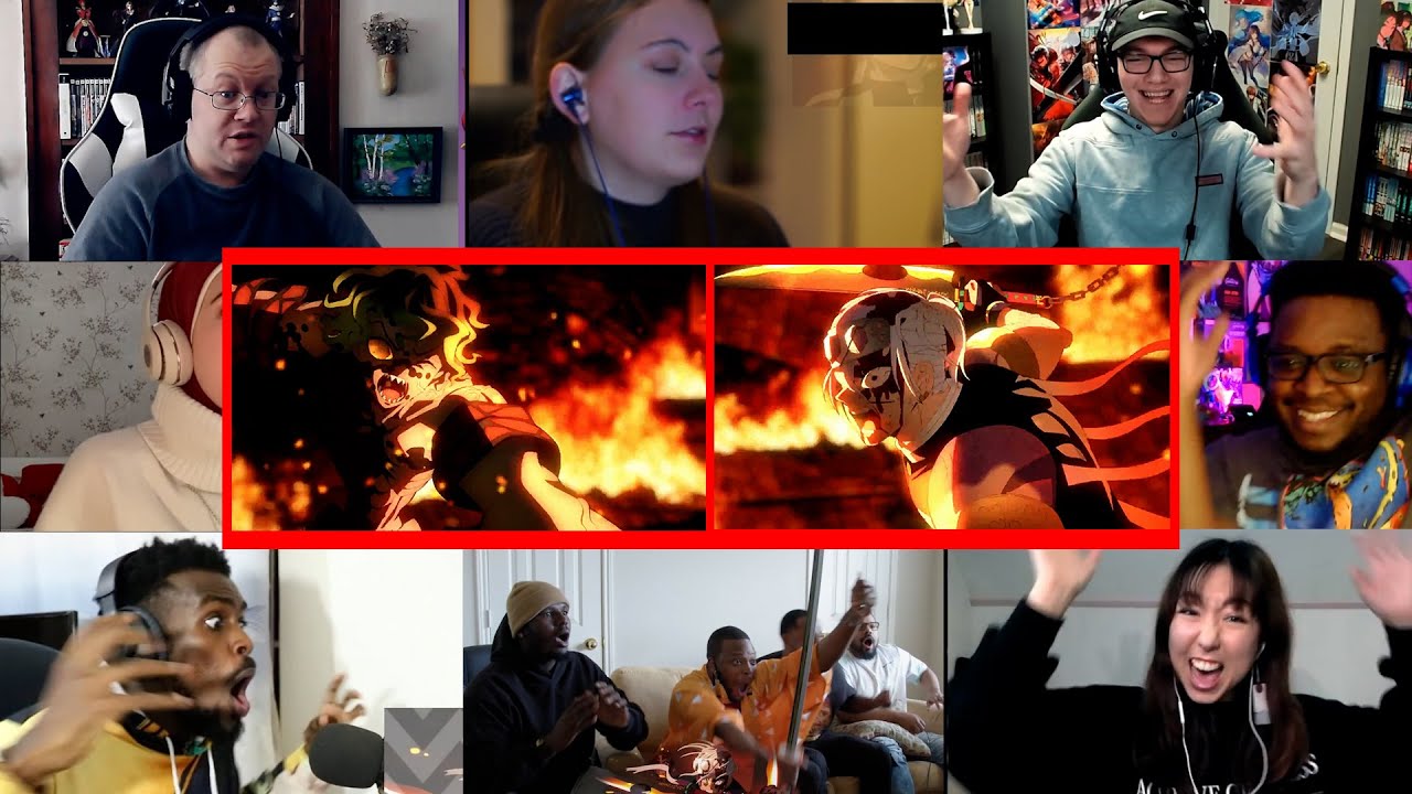 Demon Slayer Season 2 Episode 17 Reaction Uzui vs Gyutaro (鬼滅の刃 海外の反応)