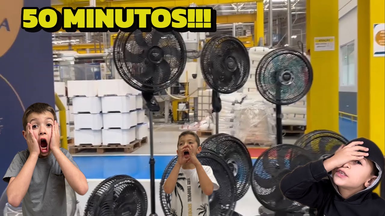 50 Minutos de vídeos de ventiladores de mesa de coluna e muito mais!!! Compilado