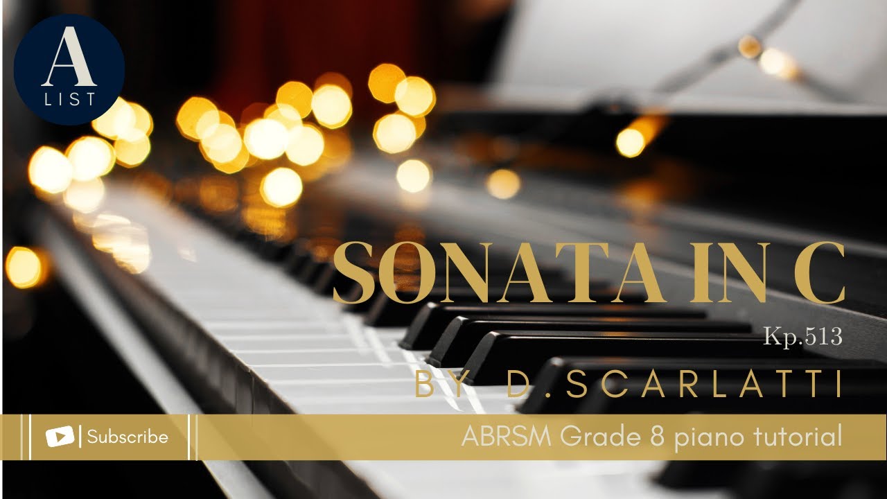 ABRSM GRADE 8 PIANO TUTORIAL | A3 - Sonata in C