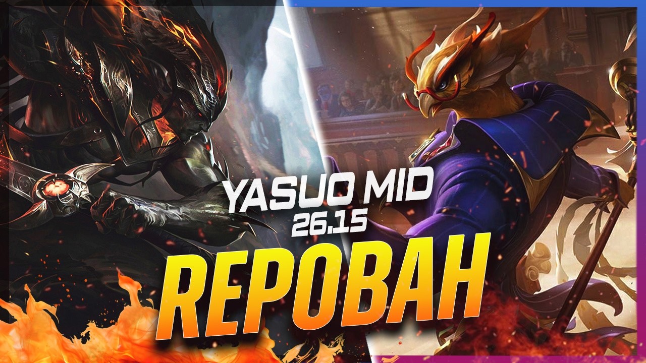 REPOBAH - Yasuo vs Azir MID Patch 26.15 - Yasuo Gameplay