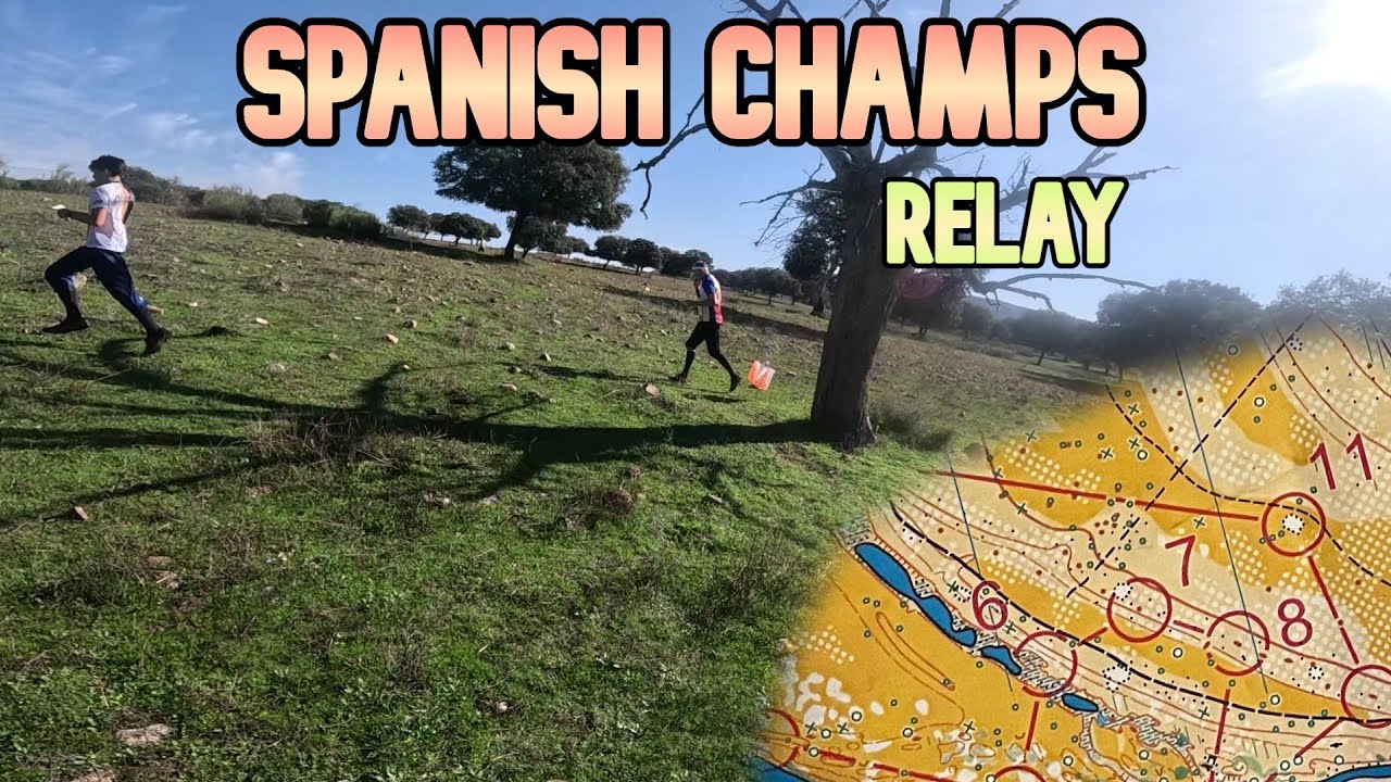 Spanish Championships Relay (headcam orienteering)