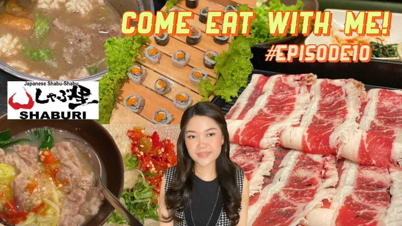 SHABURI All You Can Eat (AYCE) 🍲 Japanese Shabu-Shabu Kintan Buffet - Come Eat With Me! #episode10